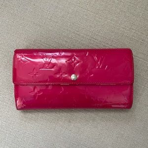 Pink Patent Leather Louis Vuitton Wallet